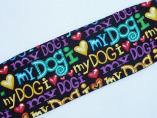 Love My Dog Words Male Dog Diaper / Belly Band * U   Pick Size *