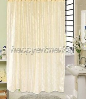 Simple But Elegant Design Bathroom Fabric Shower Curtain  