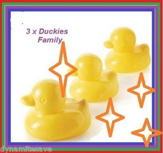 SET OF KIDS RUBBER DUCKIES CHILDREN BATH TIME RUBBER DUCK TOY BNEW 