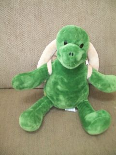 BUILD A BEAR PLUSH TURTLE WITH DETACHABLE BACKPACK SHELL 15 INCHES