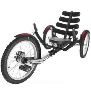 Mobo Shift 20 3 WHEEL Trike Tricycle RECUMBENT Bike BK