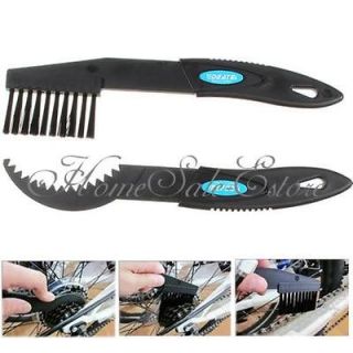 2Pcs Bike Bicycle Cycling Chain Wheel Clean Cleaning Brush Cleaner 