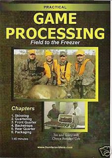 Newly listed Deer Game Processing and Butchering Hunting Video DVD