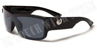 New Mens Biohazard Square Thick Wide Frame Sunglasses Designer Cool 