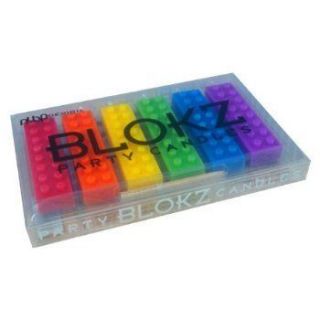 Blokz Candles   6 Colors Lego Style Candles   Birthday Parties 1 Hour 