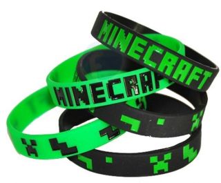 Minecraft Rubber Silicone Wristband/Brac​elet   NEXT DAY SHIPPING 