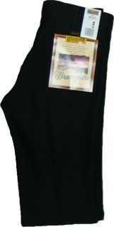 Wrangler® Mens Black Soil Resistant Wrancher Dress Jeans Trousers 