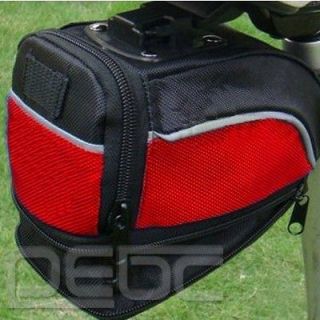   Cycling Bicycle Bike Outdoor Pouch Saddle Back Seat Red Bag pack
