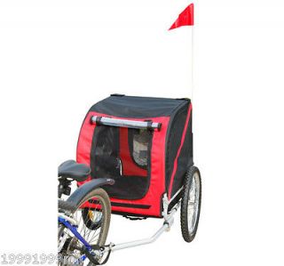 Pet Stroller Cat Dog Bicycle Bike Trailer Carrier Pet Supplies New