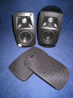 Klipsch Quintet Satellite Speakers   Black (used / fair) no 