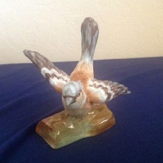 Collectable Porcelain Crow Bird Figurine Marked Modeled by J.T. Jones