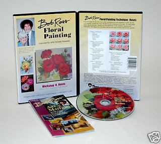 Bob Ross Floral Painting 2Hr Workshop II: Roses DVD~NEW