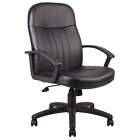 Large Genuine Leather Executive Office Desk Chair