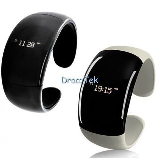 Bluetooth Fashion Bracelet with Time Display Caller ID, Music w 
