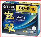 30 TDK bluray BD R DL blu ray disc 50GB 4X blank media