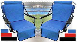 Stadium/Bleacher Seats/Chairs w/Back/Arm Rests Folds