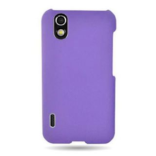   Hard Faceplate Cover Case For Sprint LG Marquee LS855 Phone Purple
