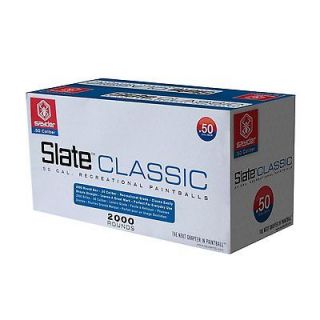 Spyder Slate Classic .50 Caliber Paintballs 1000 case pack Premium 