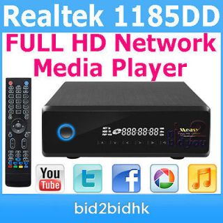 NEW FULL HD Network Media Player 3.5 HDD MKV H.264 RM MP4 BT Realtek 