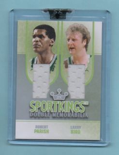 Boston Celtics Larry Bird Robert Parish 2008 Sportkings Series B 