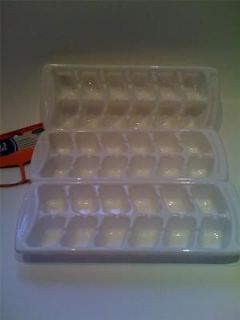 New 3 Pack Classic Ice Makers Cube Freez Flex Trays Kitchen 