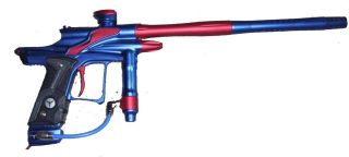 Dangerous Power Fusion FX Paintball Gun Marker   Red / Blue