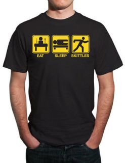 Eat, Sleep, Skittles Funny Bowling T Shirt. All Sizes!