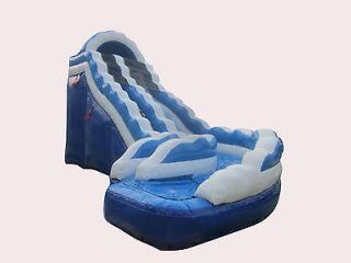   Inflatable Water Slide Curved Slide Bounce House Water Park Jumper sb