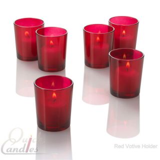 Set of 12 Votive Candle Holders. Choose from 18 Styles and Colors 