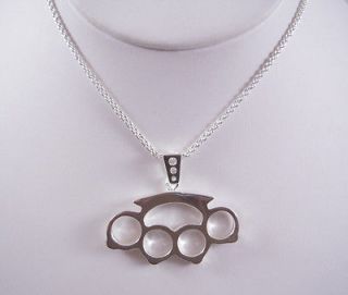 brass knuckles necklace in Jewelry & Watches