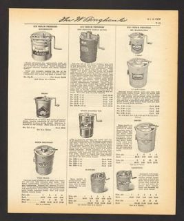 1939 Print Ad ice cream freezers new penguin triple action kitchenette 