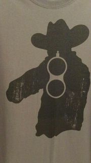 Cowboy with a Double Barrel Shot Gun T Shirt COMES IN 4 COLORS 