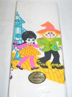 Vintage Hallmark Wizard Of Oz Chlidren Party Paper Tablecloth Sealed 