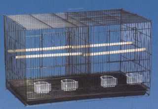 Aviary Breeding Bird Cage w/Divider Parakeet Canary Finch small bird 