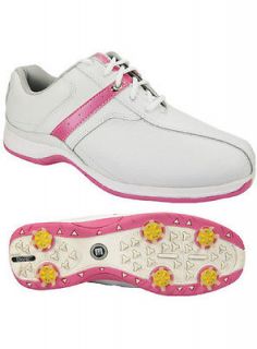 NEW ETONIC LITES PLUS WOMANS GOLF SHOES WHITE and PINK SIZE 8