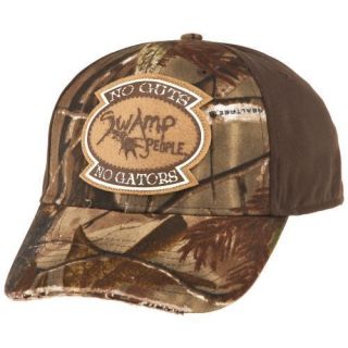Swamp People No Guts No Gators Distressed Camo Hat Cap