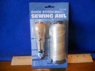 Sewing Awl Kit New Leather Canvas Sails Repair Quick Stich