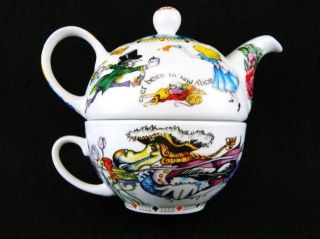   16oz Paul CARDEW Alice IN Wonderland BETTY Style TEA For ONE Teapot