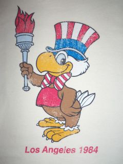Olympic T Shirt Los Angeles 1984 United States Team USA Retro 80s Tee