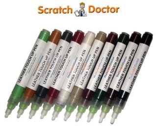 ALL IN ONE Leather TOUCH UP Pen. Dye Stain Pigment Paint Colour Repair
