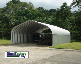 Steel Residential Carport 30x50x14 Pitched Roof Metal Building 