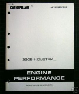 CAT Caterpillar 3208 Indust. Engine Performance Manual