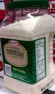 Pounds Kraft Grated Parmesan Cheese New and Fresh
