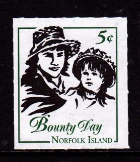2001 Norfolk Island Local Post Booklet Stamp 5c Bounty Day MUH