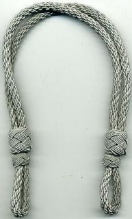 Replacement German Officer Silver Hat Cord