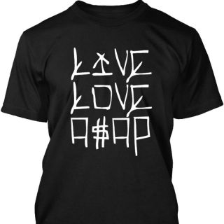 LIVE LOVE A$AP   ASAP Rocky VSVP A$AP MOB T Shirt   MENS/WOMENS XS XXL