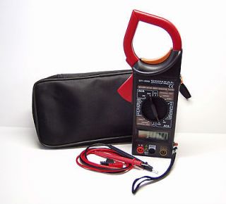   Clamp Meter + Test Leads & Carrying Case for Ham Radio CALIBRATED