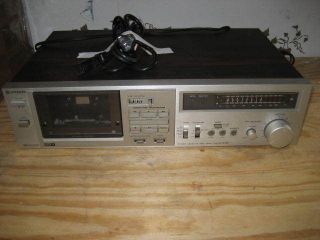 Hitachi stereo cassette deck DE55