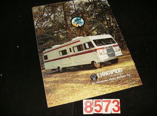 1977 Champion Motorhome Original Sales Folder 77