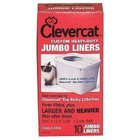 Clevercat Top Entry Litterbox LINERS 30 litterbox liners (3 BOXES)